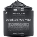 Majestic Pure Dead Sea Mud Mask – Natural Face Care for Pore Refinement and Clearer-Looking Skin (8.8 oz)
