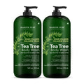 Majestic Pure Tea Tree Body Wash - Soothe Dry Skin & Irritation - Cruelty-Free, Sulfate-Free (16 fl oz Pack of 2)