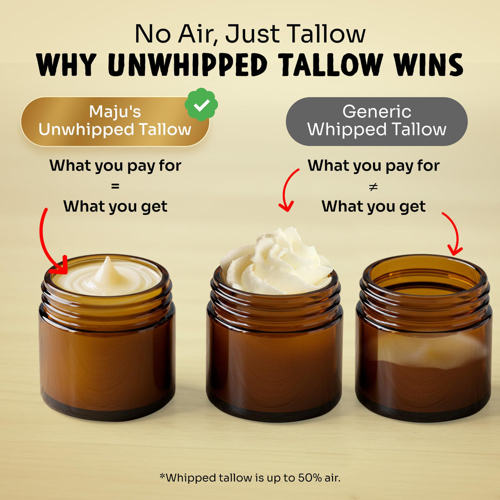 MAJU Tallow Honey Balm, Evening Lavender | Nighttime Grass-Fed Tallow Moisturizer