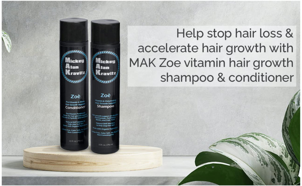 MAK Hair Zoe Vitamin Volumizing Shampoo + Pro-Vitamin Shine Conditioner