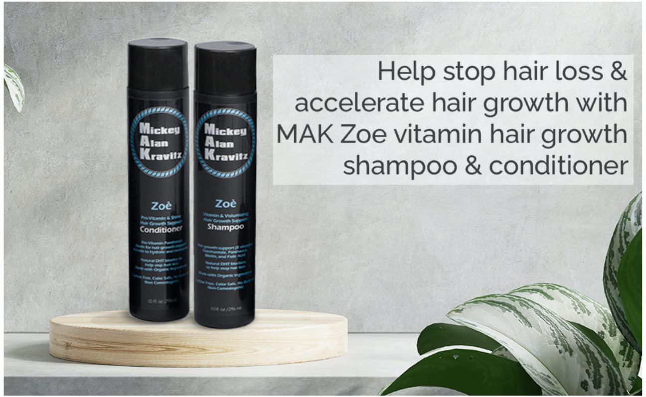 MAK Hair Zoe Vitamin Volumizing Shampoo + Pro-Vitamin Shine Conditioner
