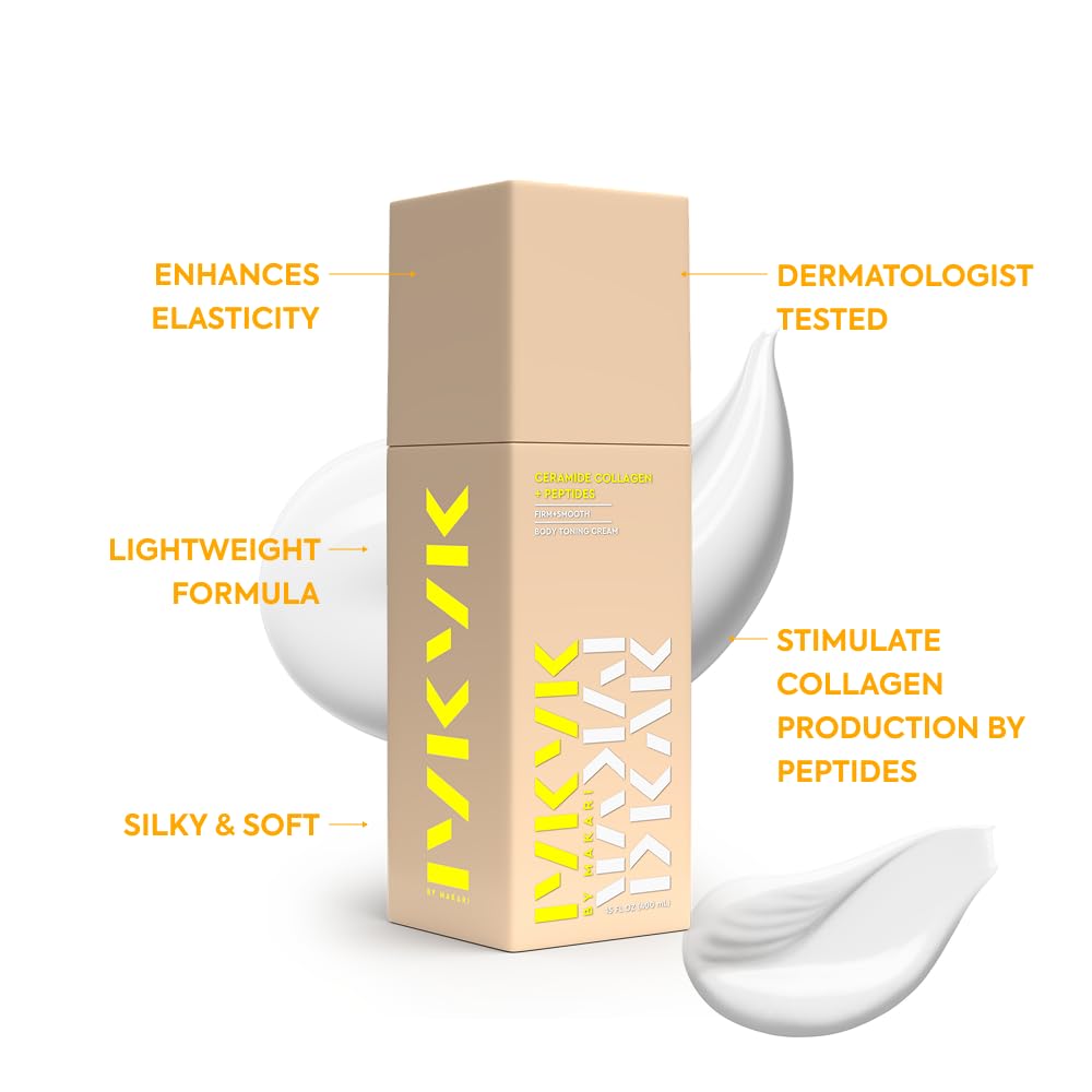 Makari IYKYK Ceramide Collagen + Peptides Body Toning Cream | Firming, Smoothing, Vegan & Fragrance-Free