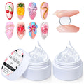 Makartt 3D Gel Nail Art: 4 in 1 Clear Builder Gel for Nail Extensions & 3D Nail Art (2 x 15ml)