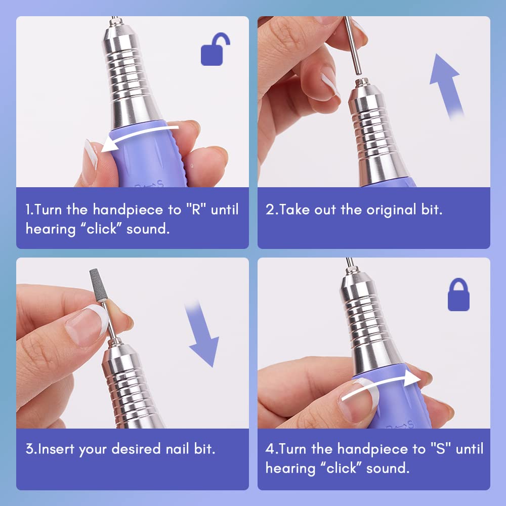Makartt JD700 Nail Drill Electric Nail File — 30,000 RPM Professional Acrylic & Gel Tool
