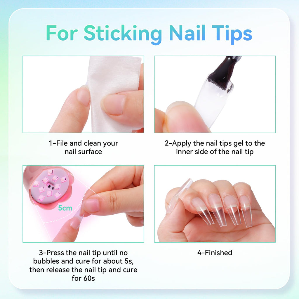Makartt UV Nail Lamp Pink | Fast Gel Nail Curing, 4 Timers, Auto Sensor, 1800mAh