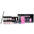 MakarttPro Acrylic Starter Kit for Beginners – Pink & Clear Powder, Kolinsky Brush, Ultra Prep & Ultra Bond