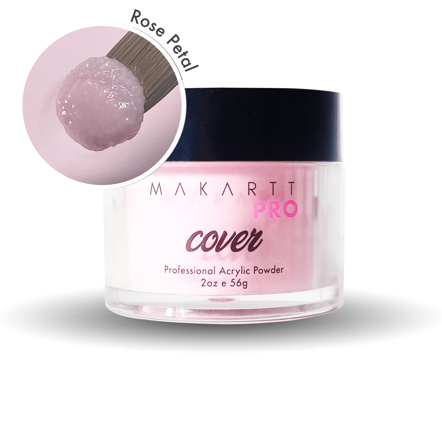 MakarttPro Rose Petal Acrylic Powder – Durable, Easy-Apply 56g/2oz