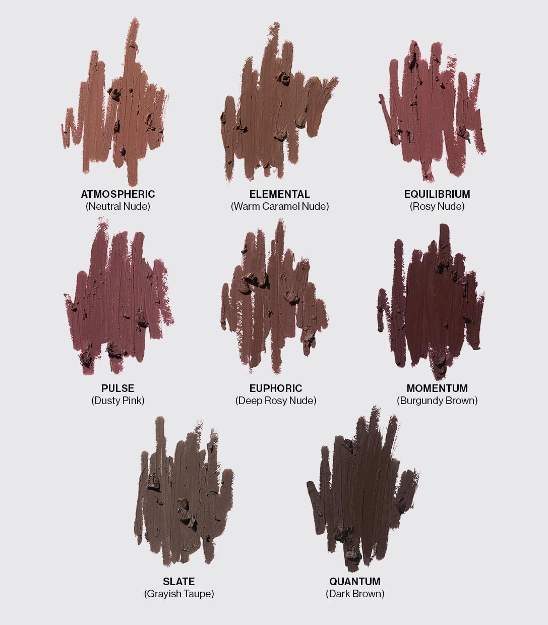 MAKE Beauty Continuum Lip Liner Elemental – Long-Lasting Velvet Matte Lip Liner