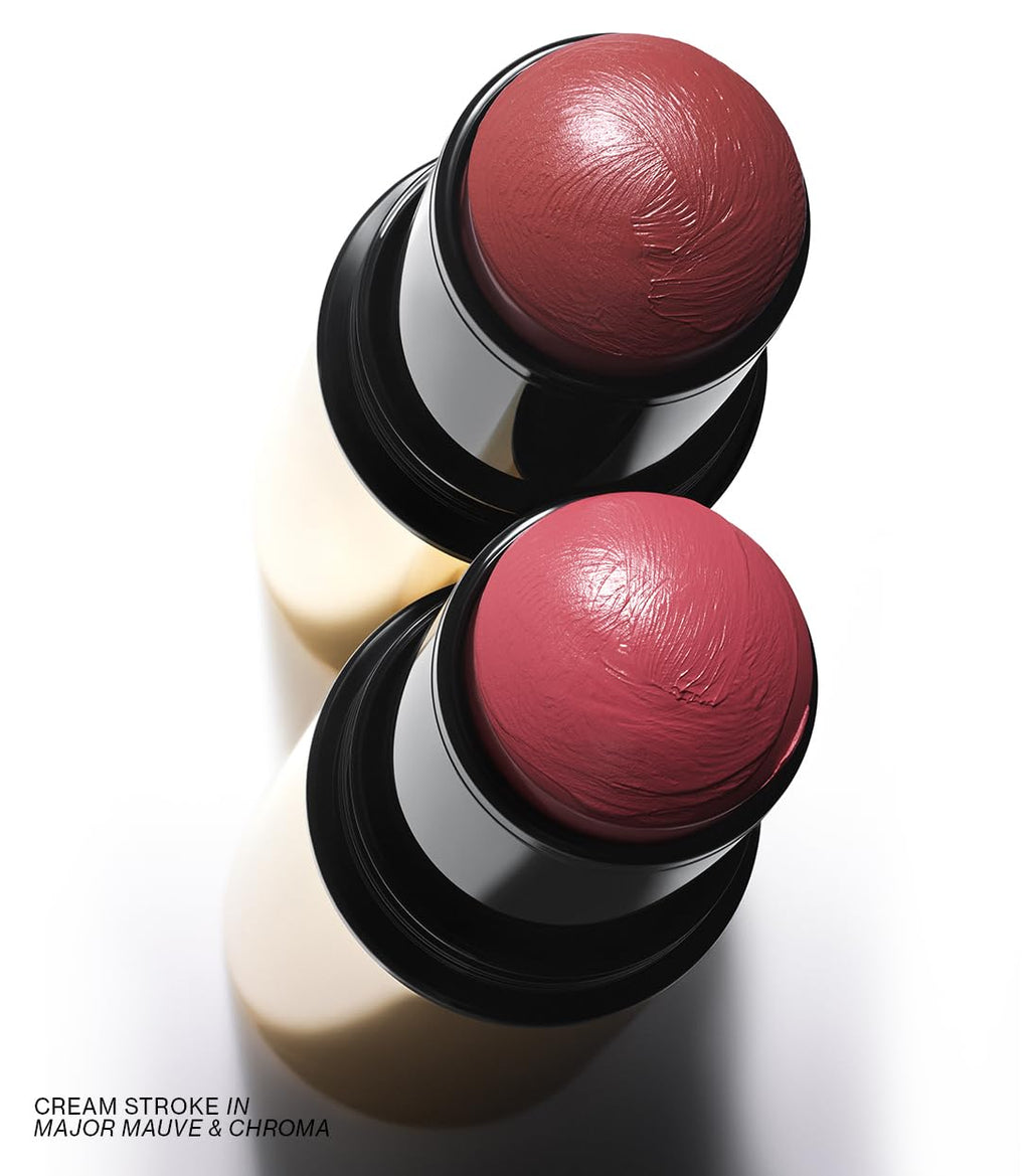 MAKE Beauty Cream Stroke Blush Stick Euphoric — Rosy Pink, Buildable Satin Finish