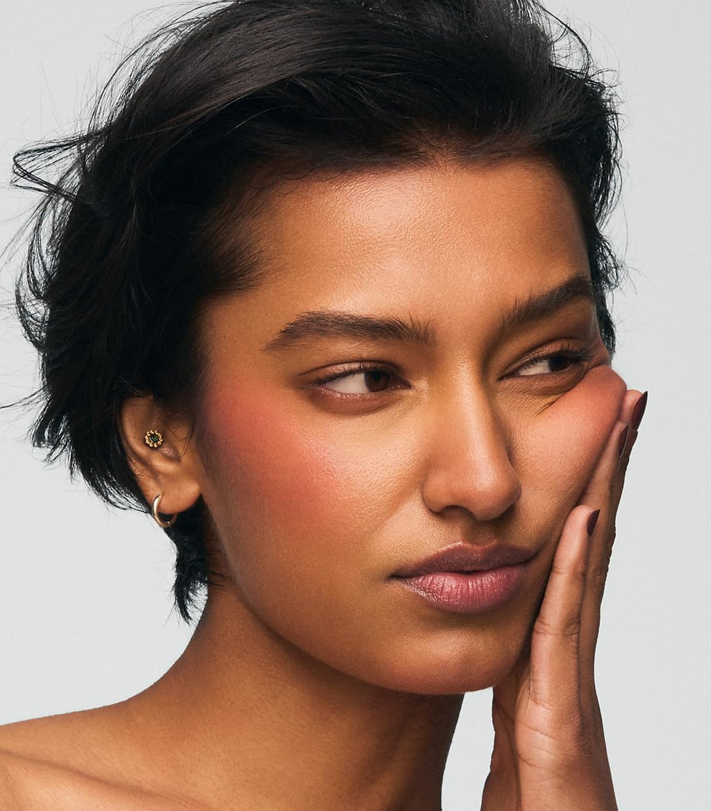 MAKE Beauty Cream Stroke Blush Stick Euphoric — Rosy Pink, Buildable Satin Finish