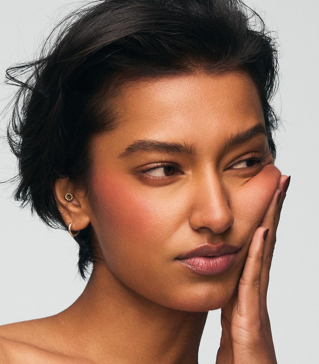 MAKE Beauty Cream Stroke Blush Stick Euphoric — Rosy Pink, Buildable Satin Finish