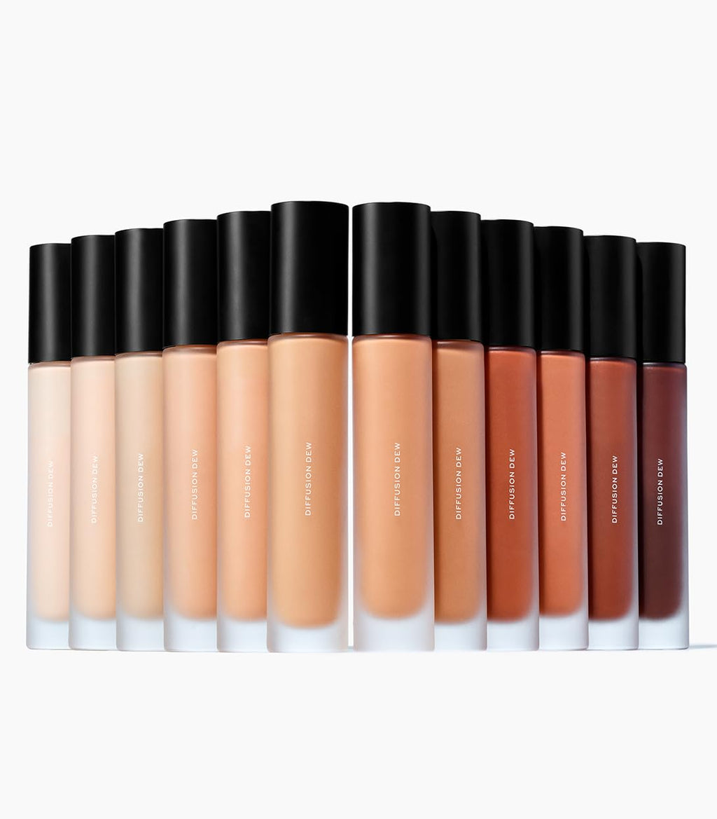 MAKE Beauty Diffusion Dew Skin Tint – Sheer to Medium Coverage, Glowing Finish (Neutral 02)