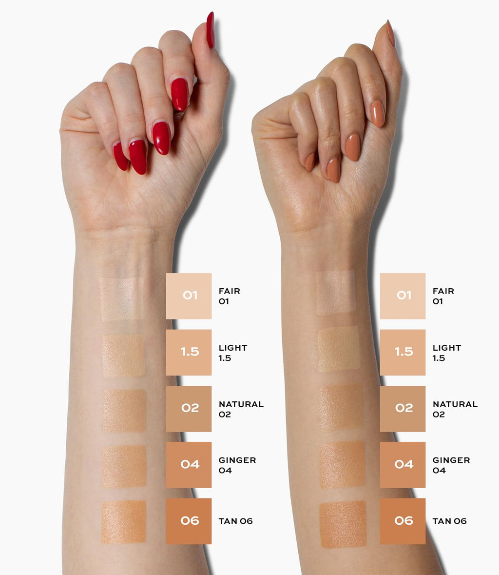 MAKE Beauty Diffusion Dew Skin Tint – Sheer to Medium Coverage, Radiant Finish | Ginger 04