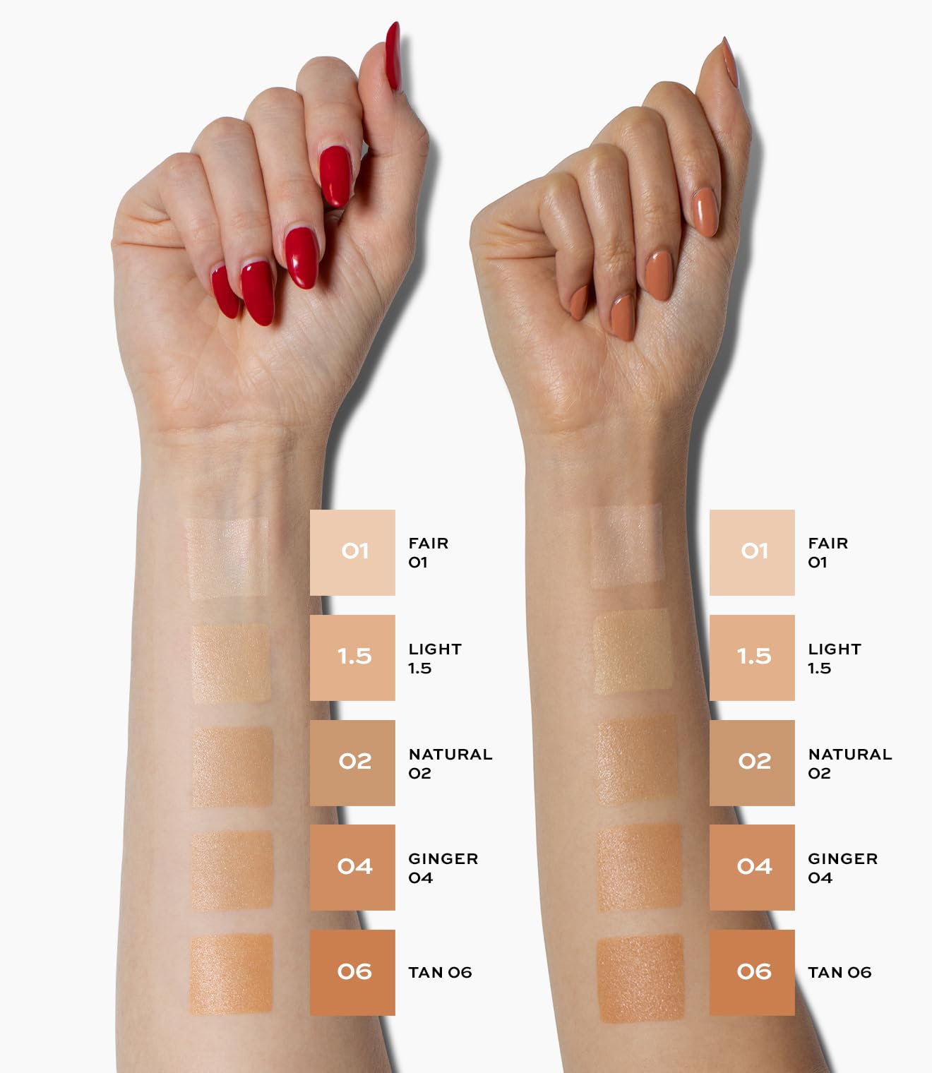MAKE Beauty Diffusion Dew Skin Tint – Sheer to Medium Coverage, Radiant Finish | Ginger 04