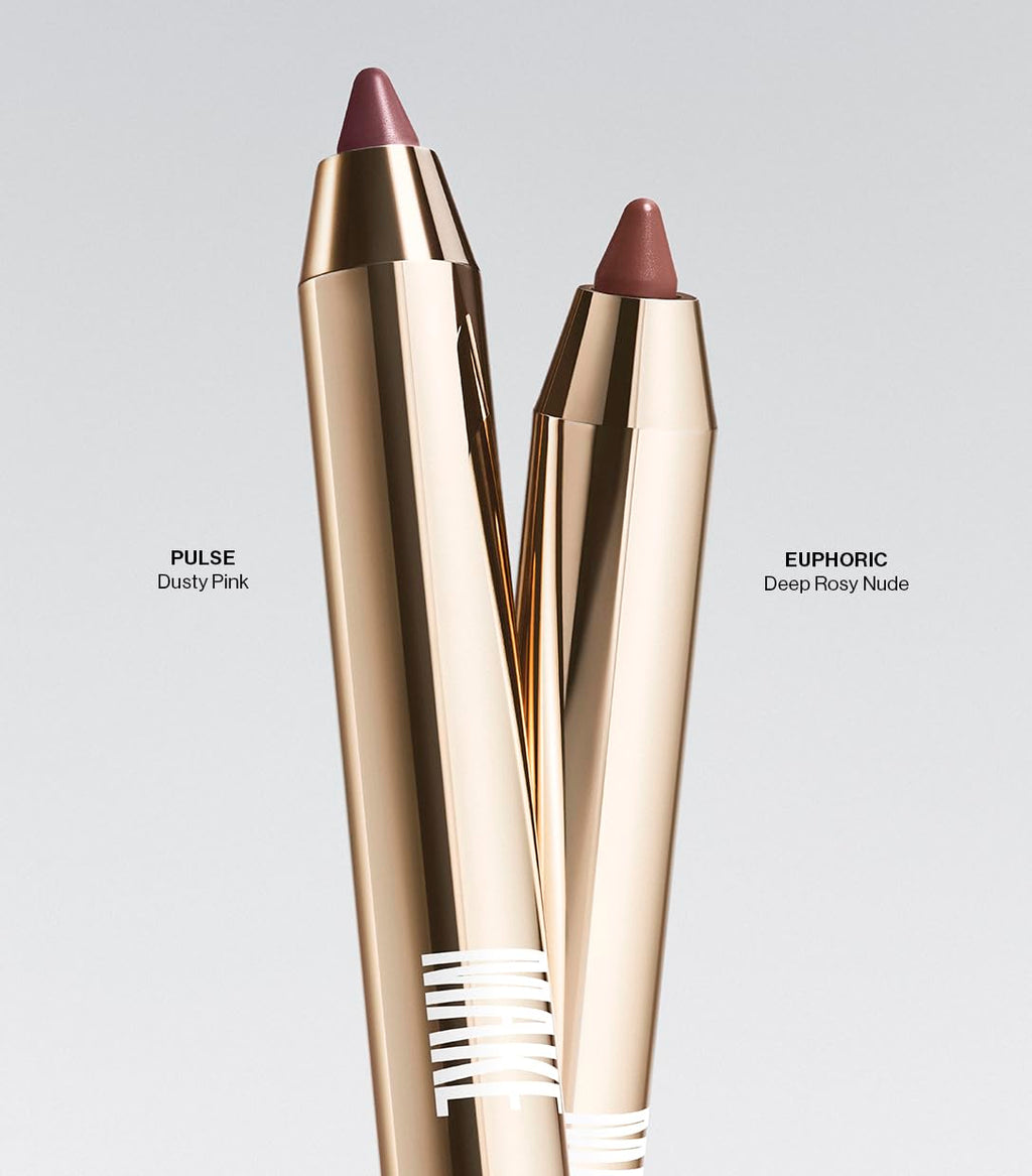 MAKE Beauty Lip Continuum Lip Liner in Euphoric – Velvet Matte, Built-In Sharpener & Brush