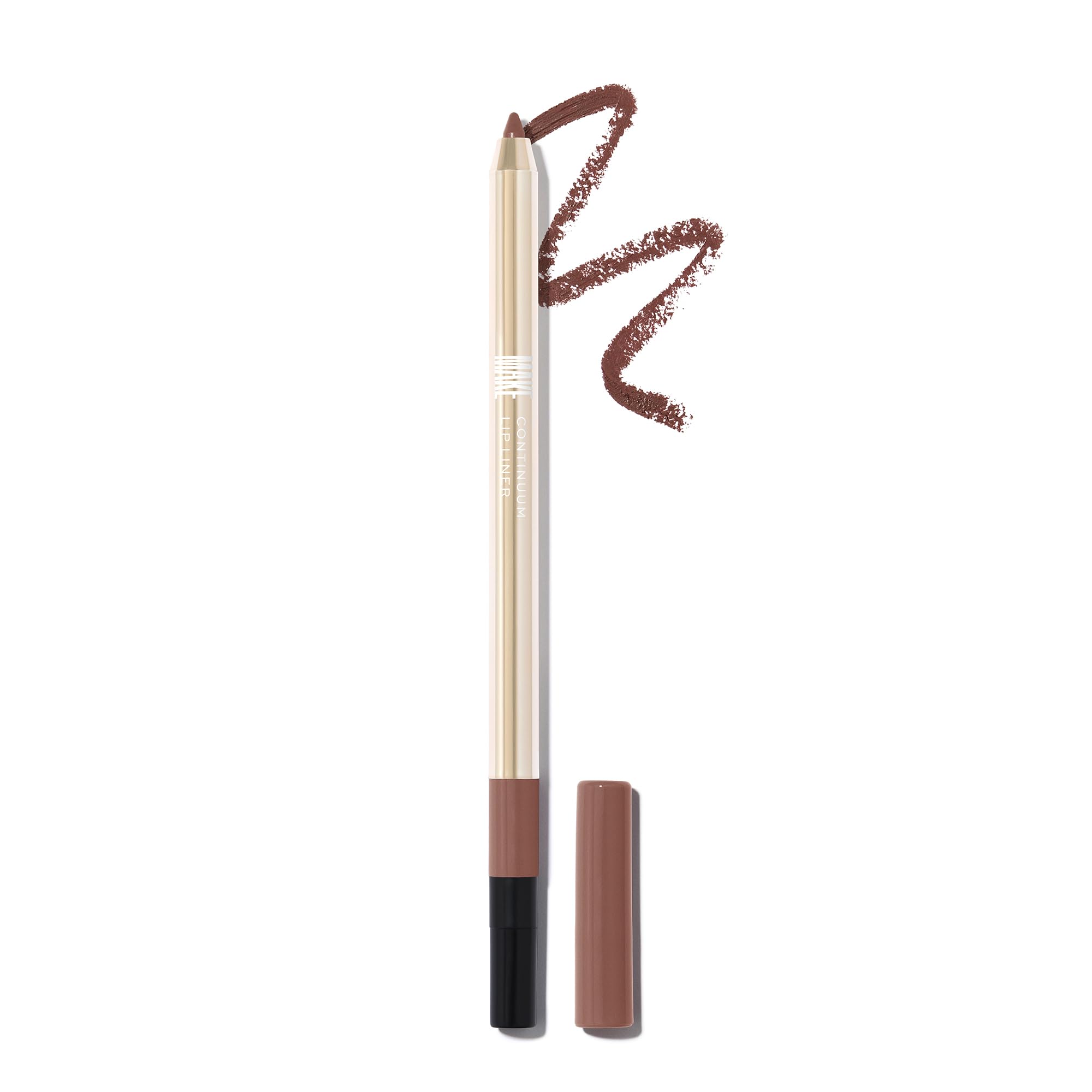 MAKE Beauty Lip Continuum Lip Liner in Euphoric – Velvet Matte, Built-In Sharpener & Brush
