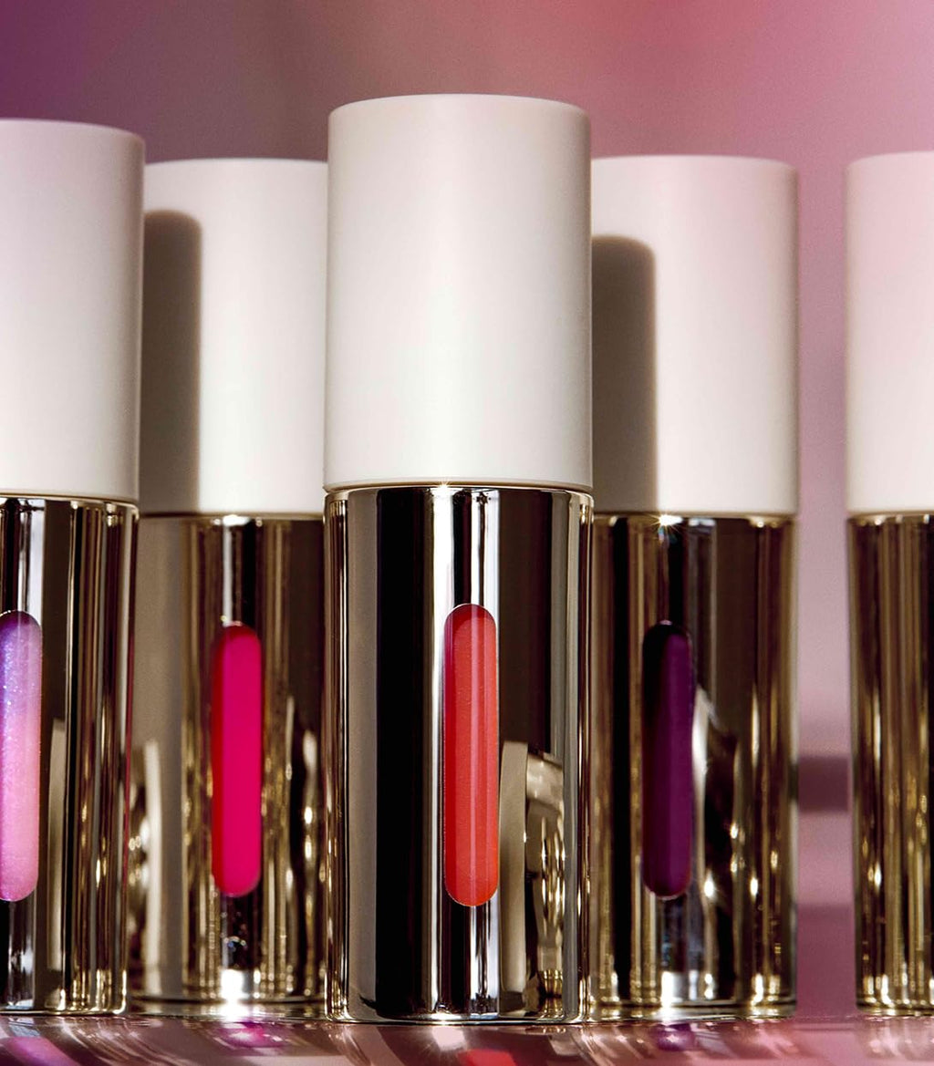 MAKE Beauty Serum Balm Hydrating Lip Oil – Vegan Lip Gloss with Plumping in Pink Cerise