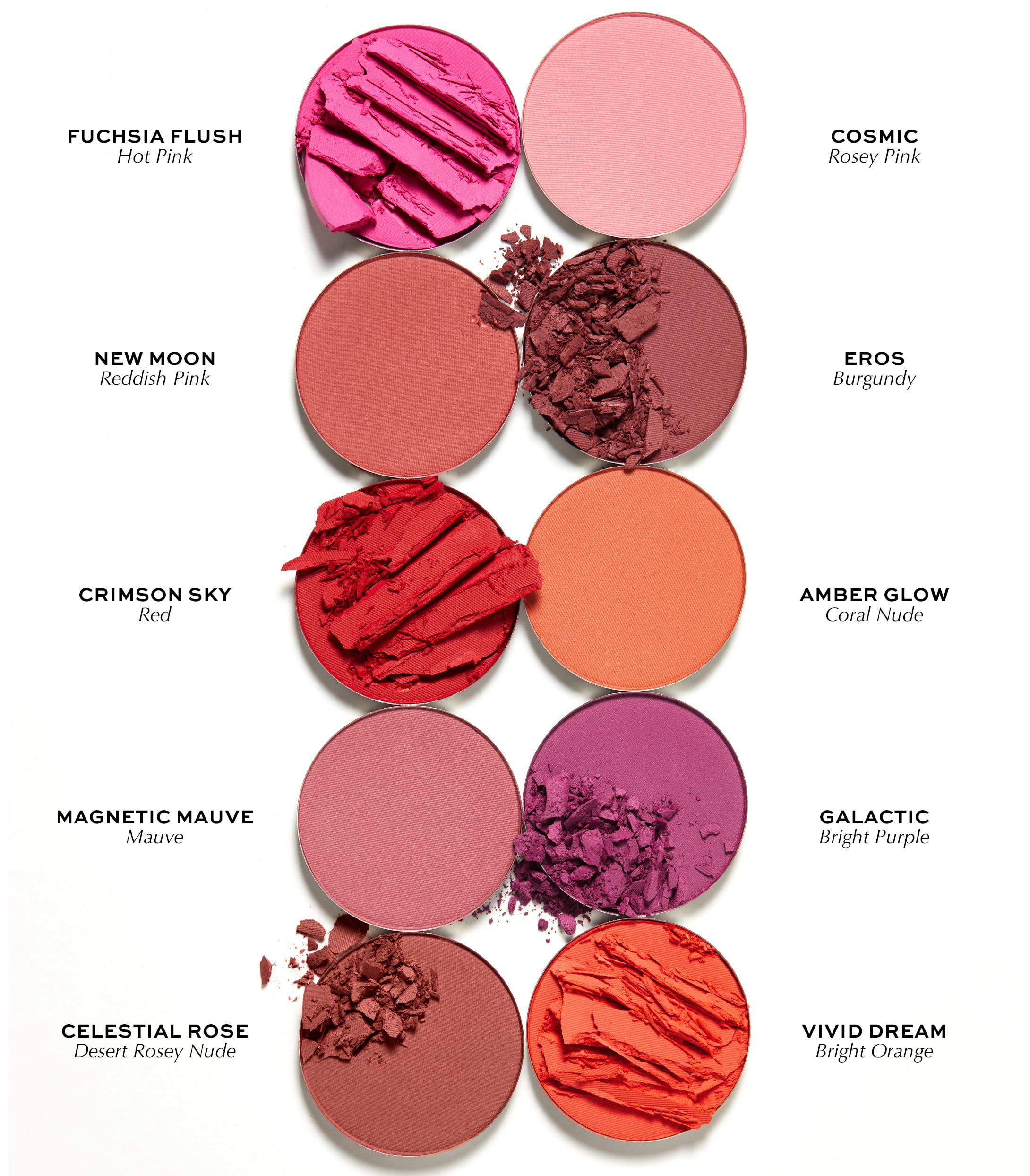 MAKE Beauty Skin Mimetic Microsuede Blush Amber Glow – Matte Powder Blush, Non-Comedogenic, Travel Size Palette