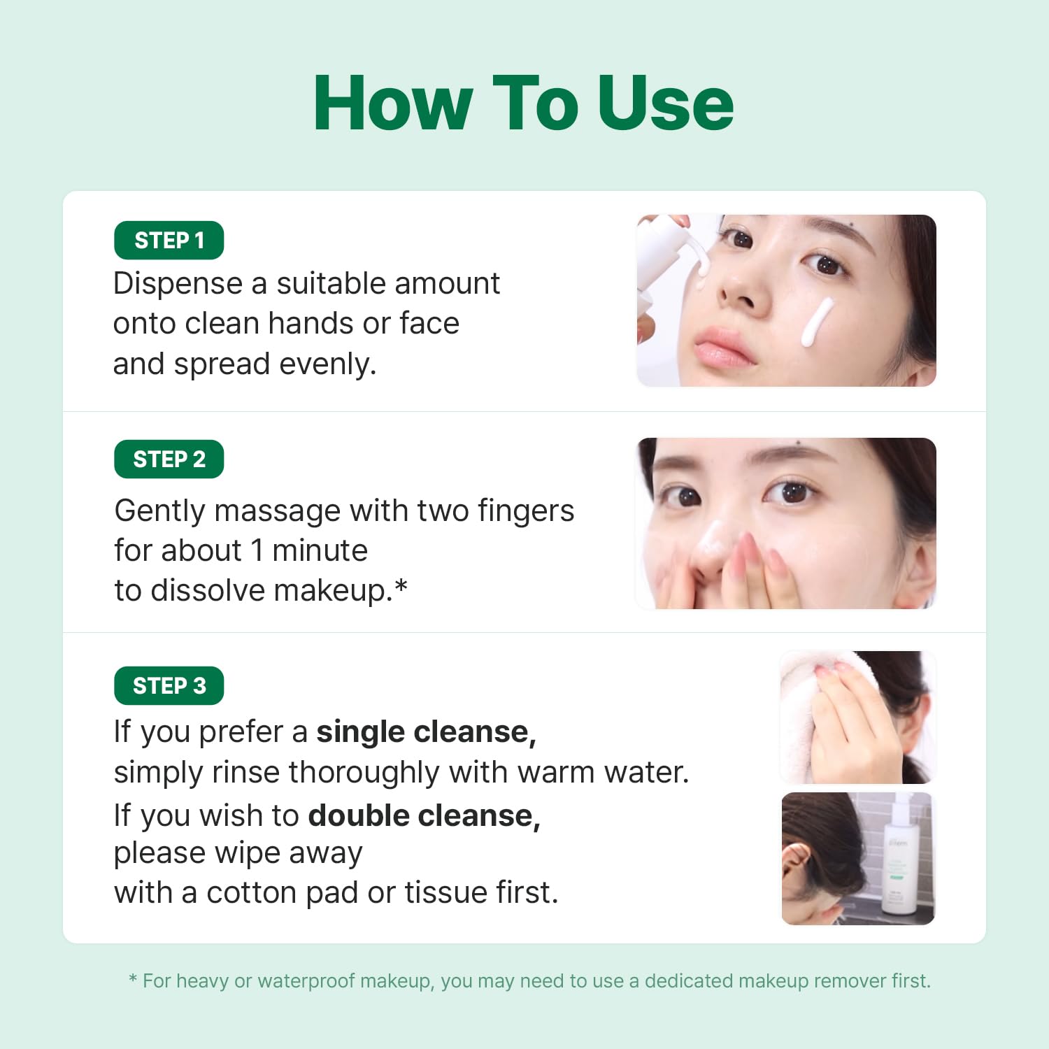 MAKEP:REM Safe Me. Relief Moisture Cleansing Milk — Gentle Hydrating Korean Milky Cleanser for Sensitive Skin (500ml)