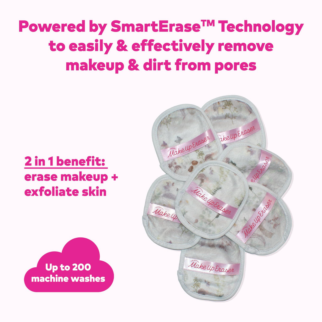 MakeUp Eraser Garden Fairies 7-Day Set – Erase All Makeup with Just Water