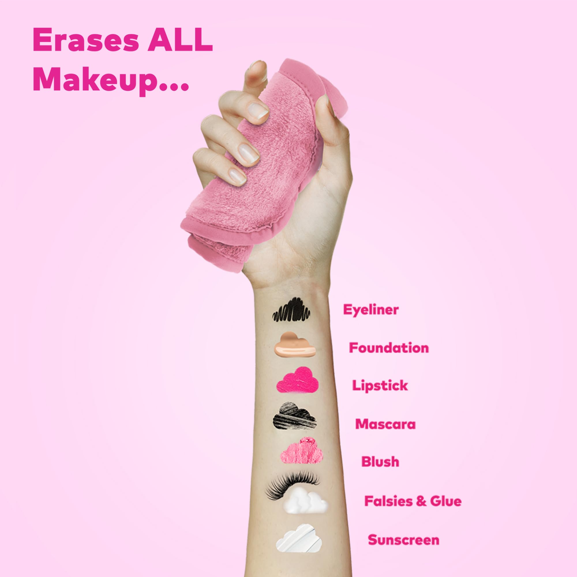 The Original MakeUp Eraser Mini PRO 3-pack — Water-Only Makeup Removal