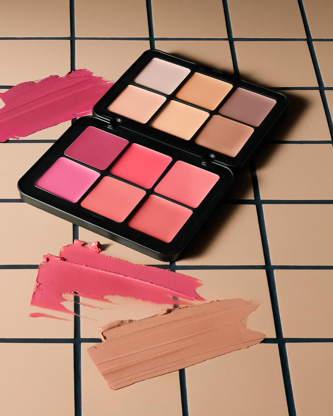 Make Up For Ever HD Skin Face Essentials Palette MEDIUM Harmony 2 | 12 Cream Shades & Blushes