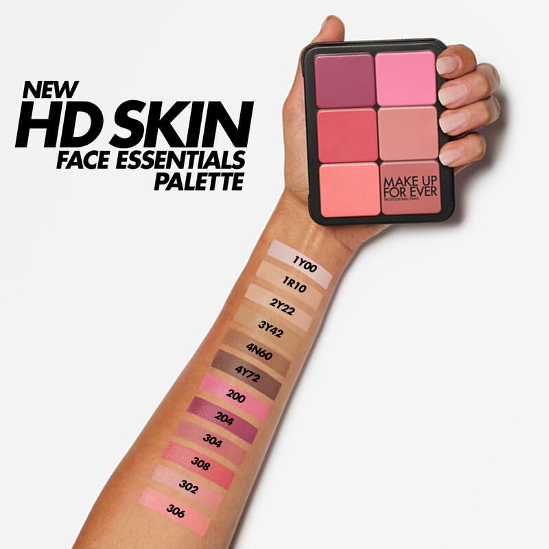 Make Up For Ever HD Skin Face Essentials Palette MEDIUM Harmony 2 | 12 Cream Shades & Blushes