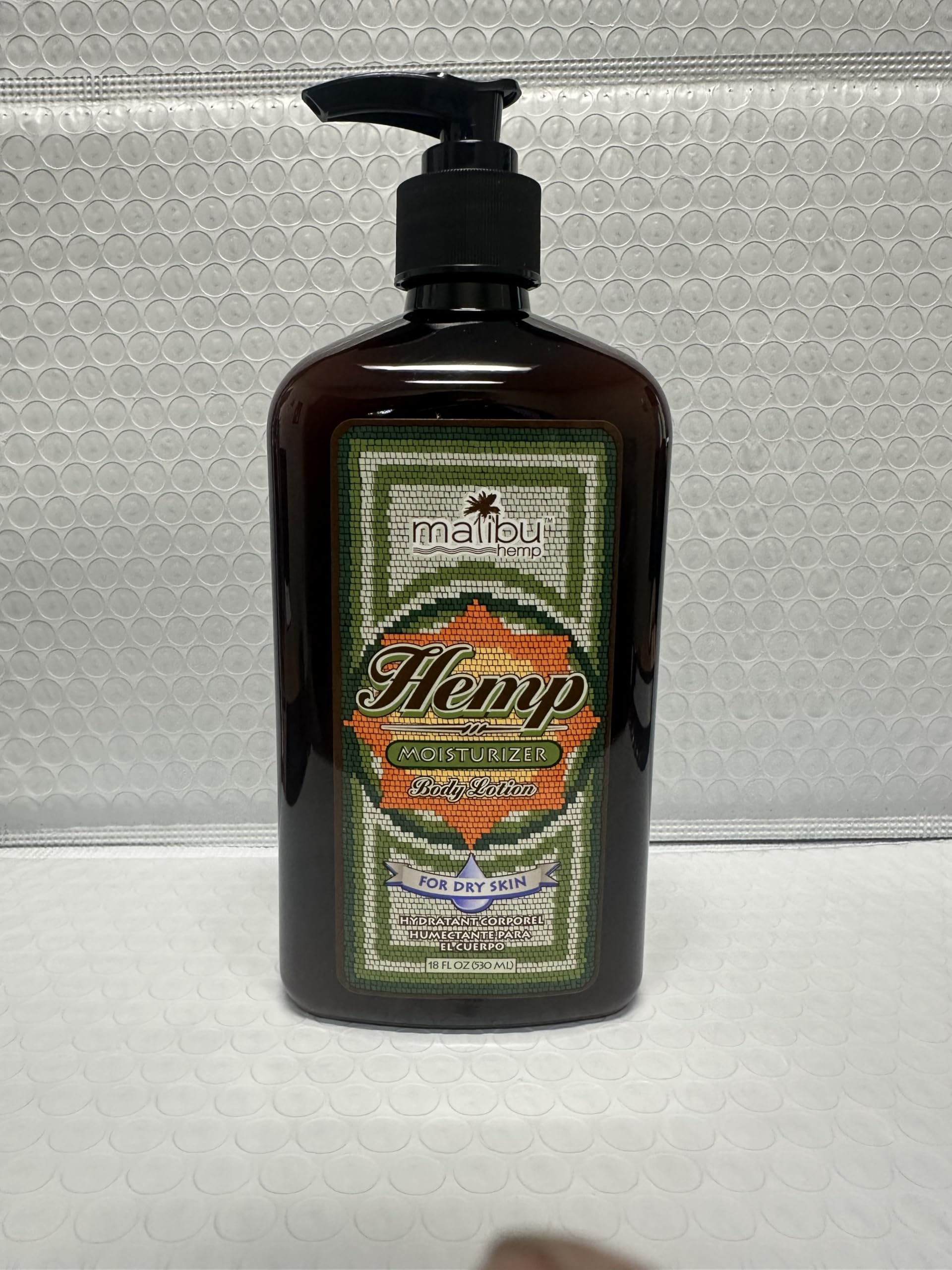 Malibu Tan Body Lotion for Dry Skin – Hemp Moisturizer, 18 oz