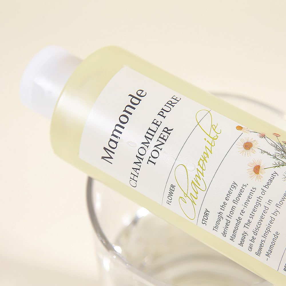 Mamonde Chamomile Pure Vegan Toner – Sensitive Skin, 8.45 fl oz