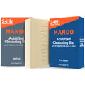 Mando 4-in-1 Acidified Cleansing Bar – 24-Hour Odor Control, Moisturizing, Pack of 2
