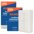 Mando Acidified Cleansing Bar - 24-Hour Odor Control, SLS-Free, Pro Sport