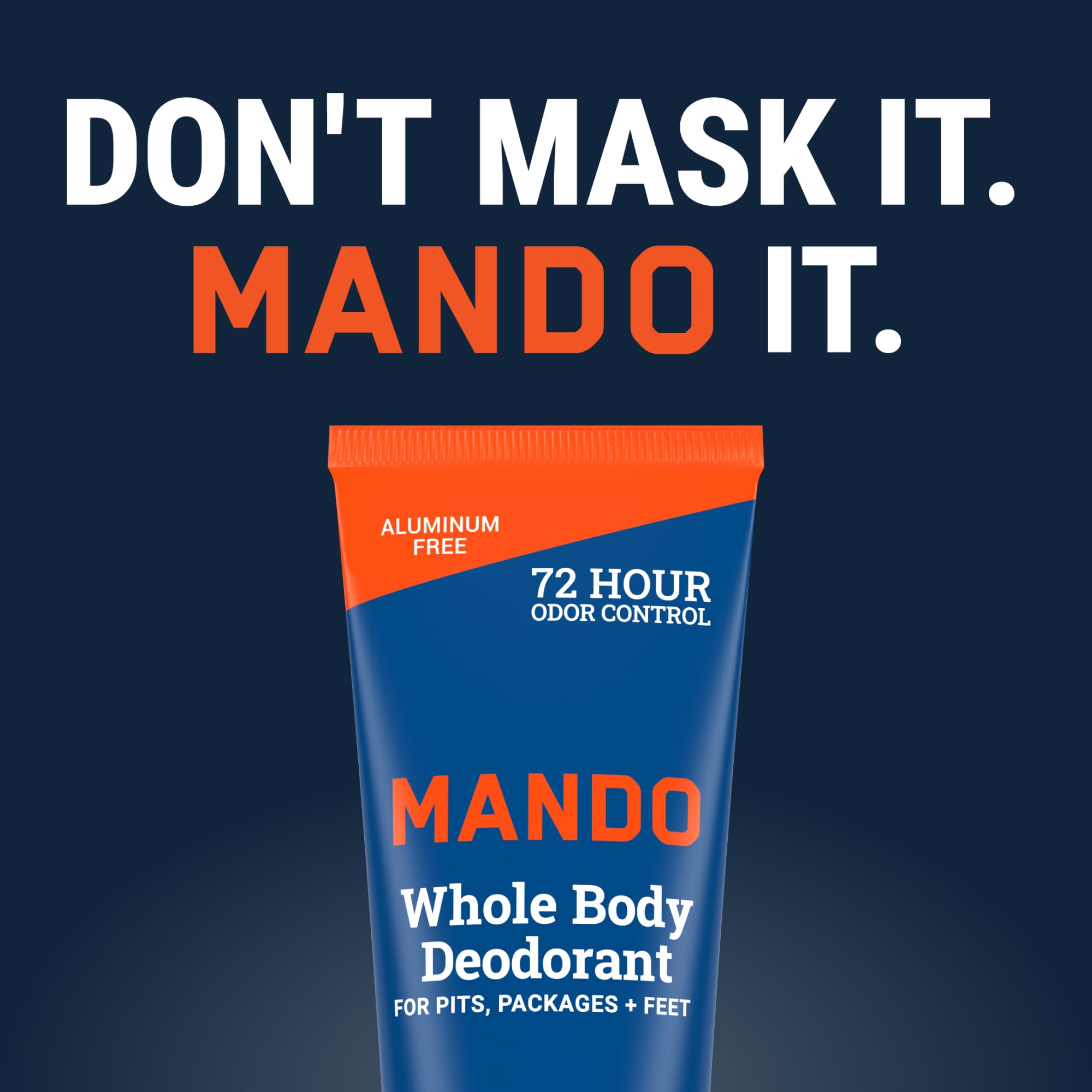 Mando Whole Body Deodorant For Men – Aluminum & Baking Soda Free, 72-Hour Odor Control (Pack of 2) – Pro Sport & Mount Fuji