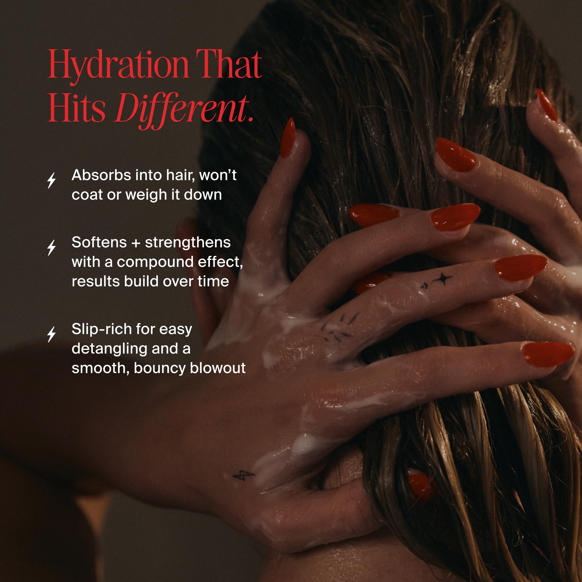 MANE IVY Finish Me Lightweight Slip Conditioner | Sulfate-Free Detangler with Hibiscus & Passionfruit