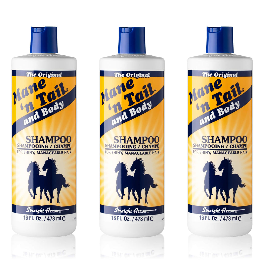 Mane 'n Tail Original Formula Shampoo – Thicker, Fuller Hair (16 oz, 3-Pack)