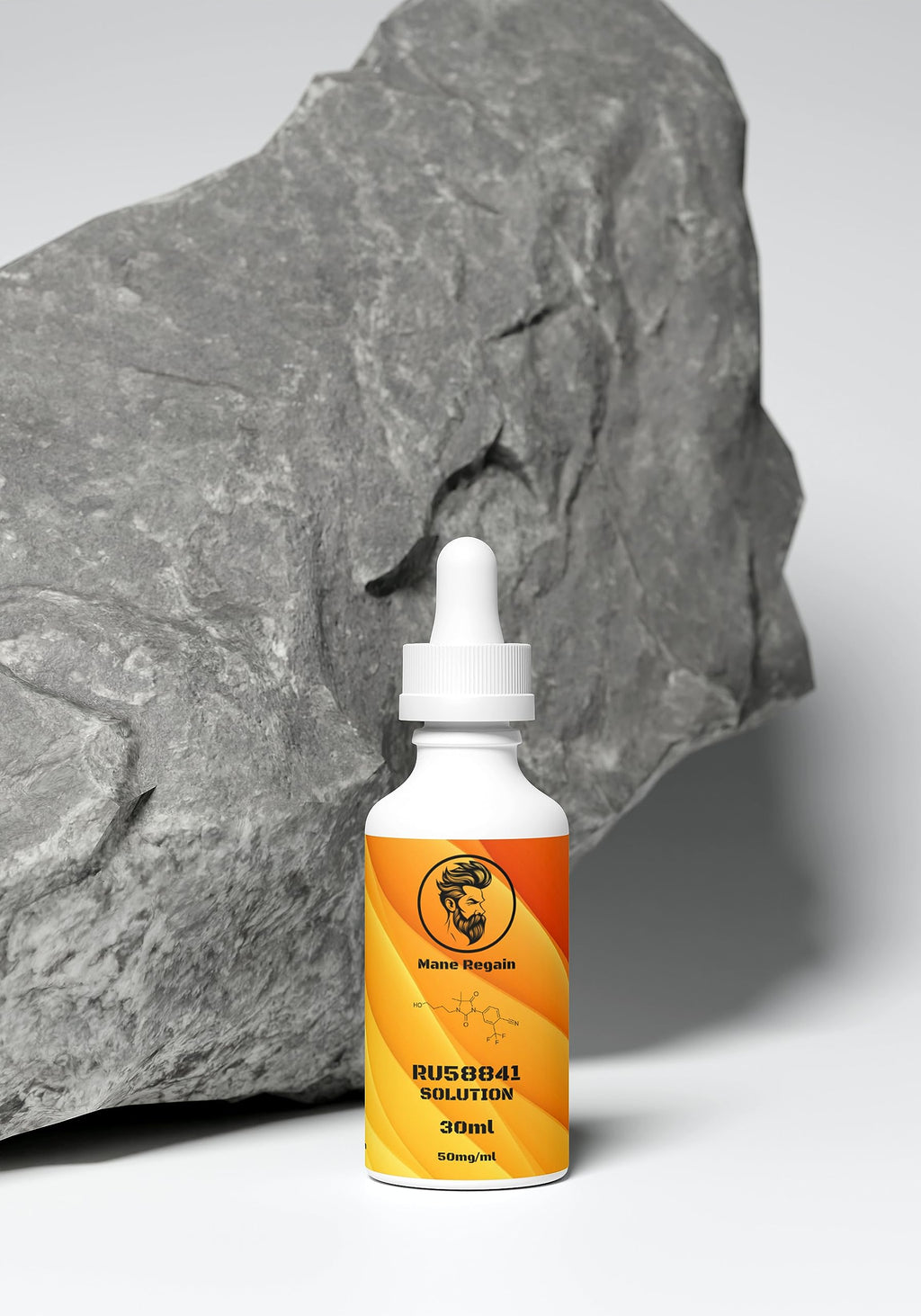 Mane Regain RU58841 5% Solution (50 mg/ml) – DHT Blocker for Hair Loss, 30ml