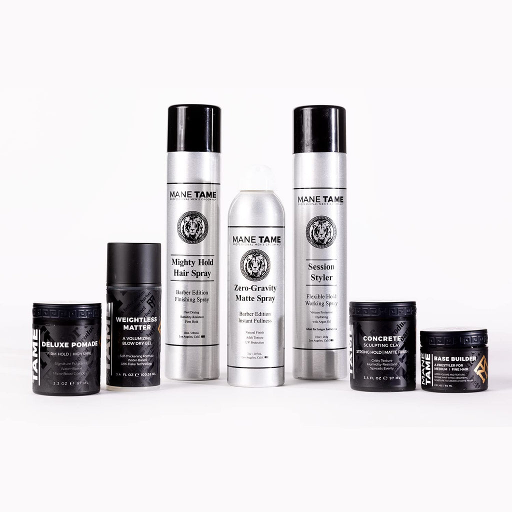 MANE TAME Zero-Gravity 7oz Matte Finish Spray – Instant Fullness, Volume, Texture & UV Protection