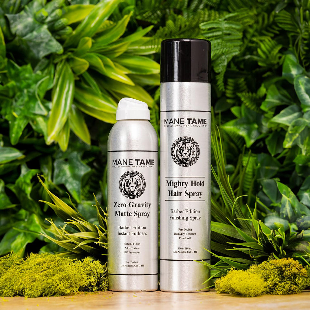 MANE TAME Zero-Gravity 7oz Matte Finish Spray – Instant Fullness, Volume, Texture & UV Protection
