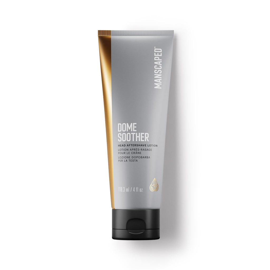 MANSCAPED Dome Soother Head Aftershave Lotion – Aloe & Colloidal Oats, Dries Clear, 4 fl oz