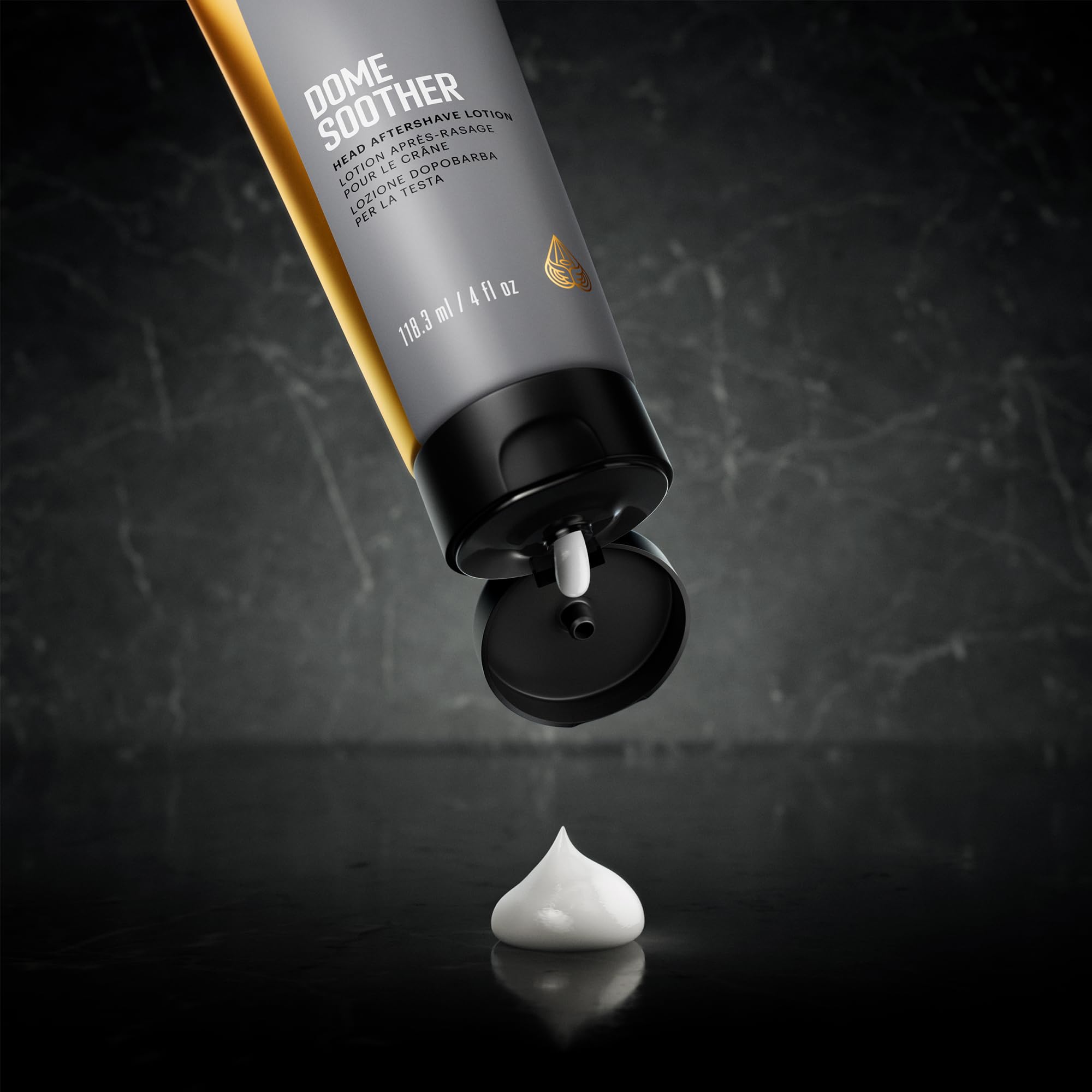 MANSCAPED Dome Soother Head Aftershave Lotion – Aloe & Colloidal Oats, Dries Clear, 4 fl oz