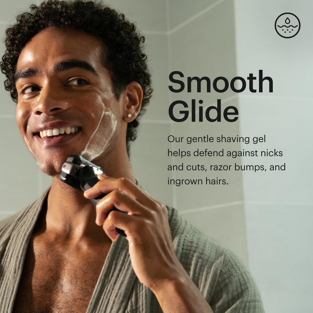 MANSCAPED Power Shave Gel – Gentle Head & Face Shaving with Witch Hazel