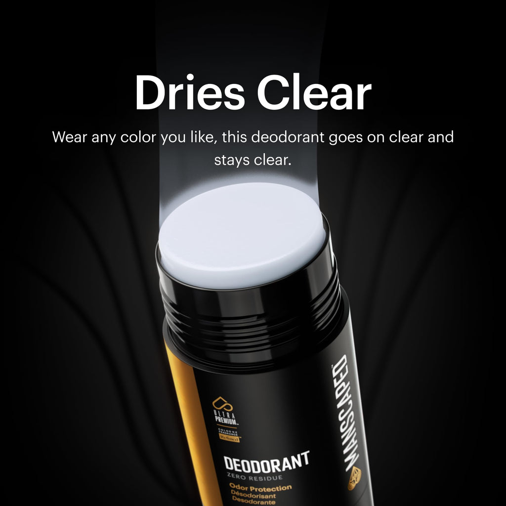 MANSCAPED UltraPremium Deodorant — Aluminum-Free Clear Formula (2.65 oz)