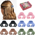 MAORULU Hair Clips for Women & Kids – Mini 1.5 Inch Claw Clips, 5 Colors, Pack of 10