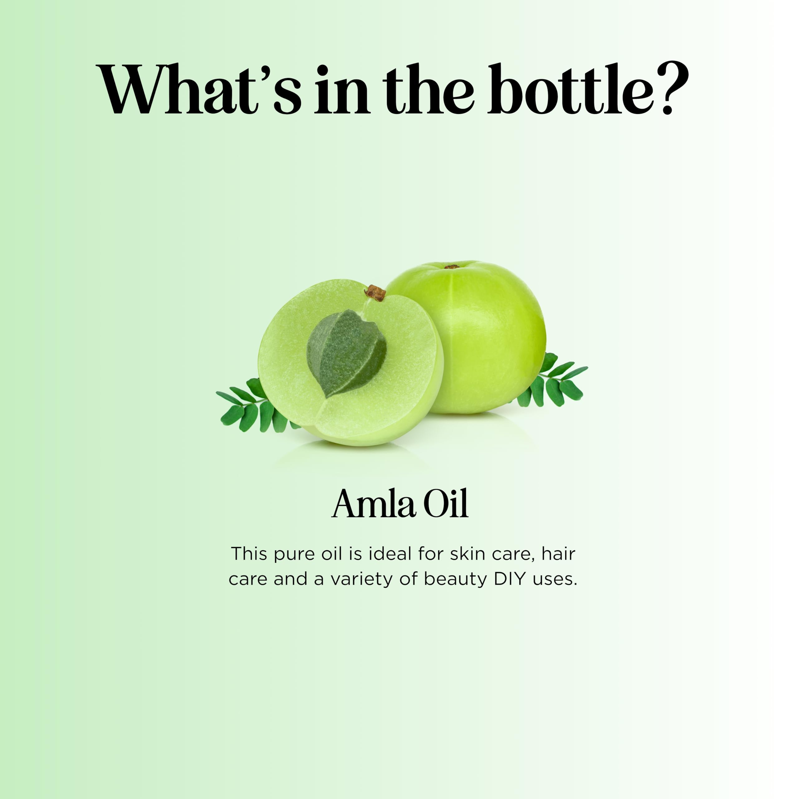 Maple Holistics Organic Amla Oil for Hair - 4 Fl Oz | Volume, Shine & Hydration