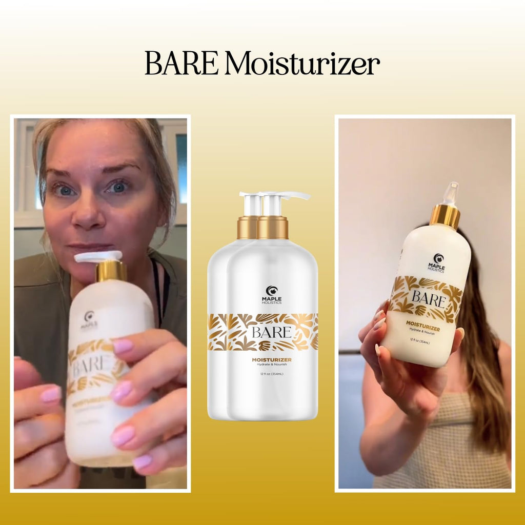 Bare After Shave Lotion for Women | In-Shower Hydration by Maple Holistics