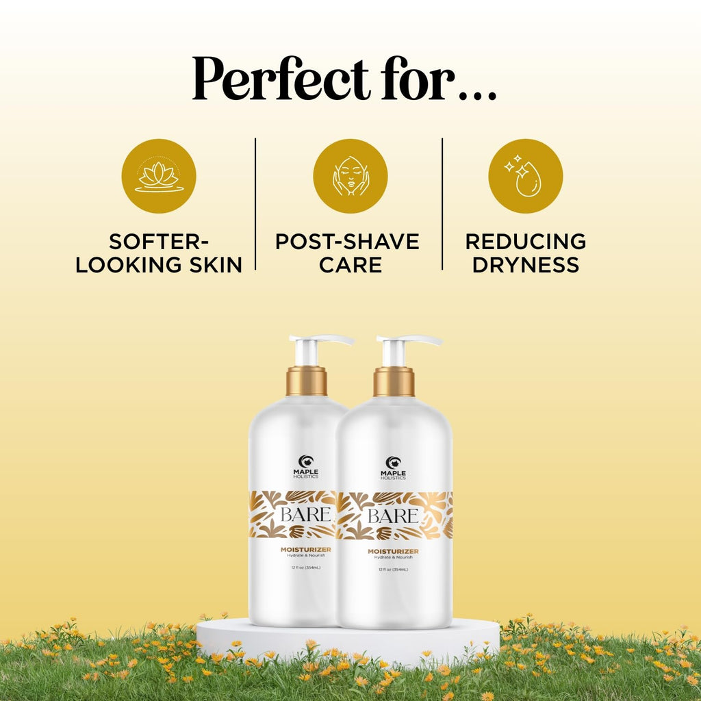 Bare After Shave Lotion for Women | In-Shower Hydration by Maple Holistics