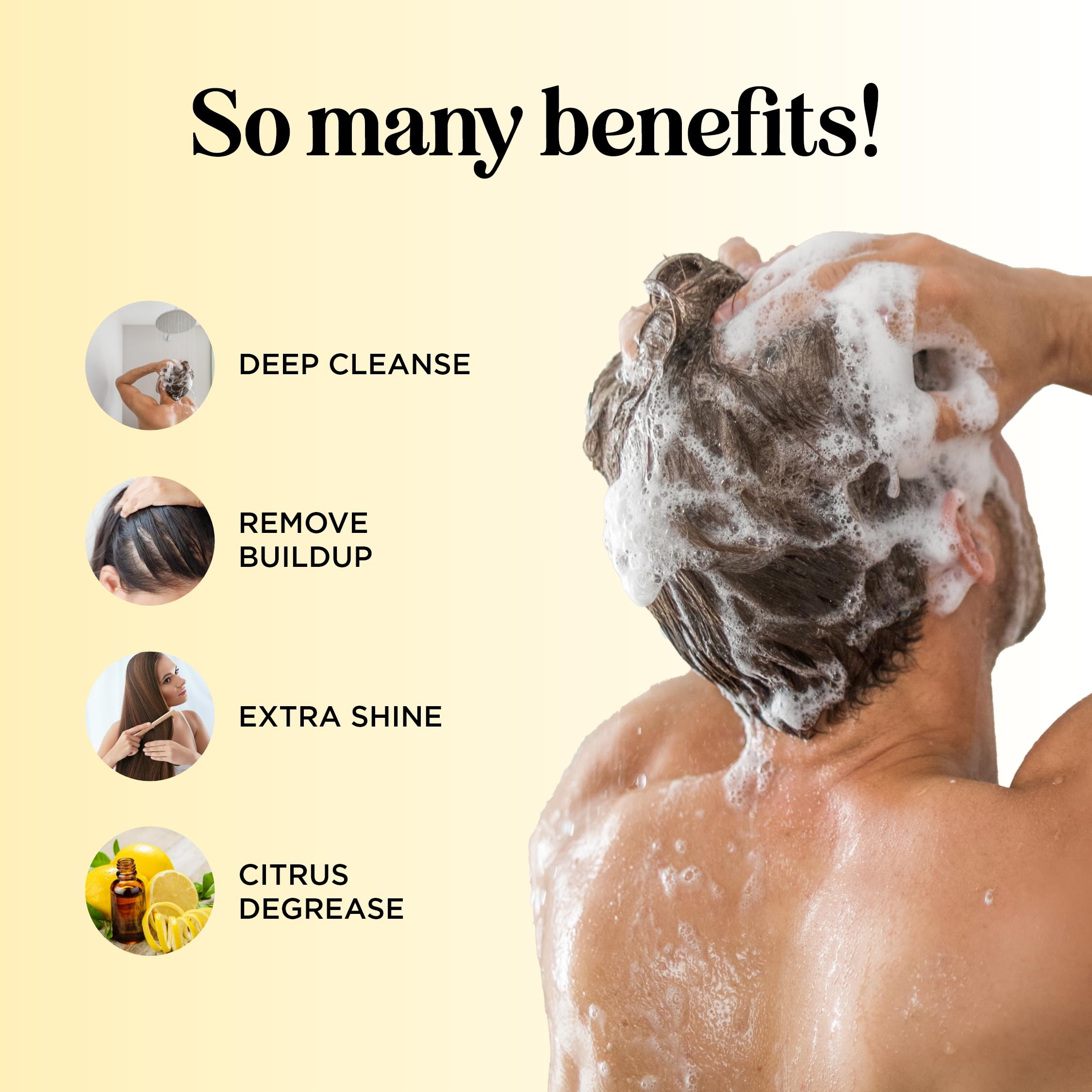 Maple Holistics Sulfate Free Shampoo for Oily Hair – Lemon Sage Clarifying Shampoo