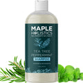 Maple Holistics Rosemary Tea Tree Mint Shampoo – Clarifying, Sulfate-Free (16oz)