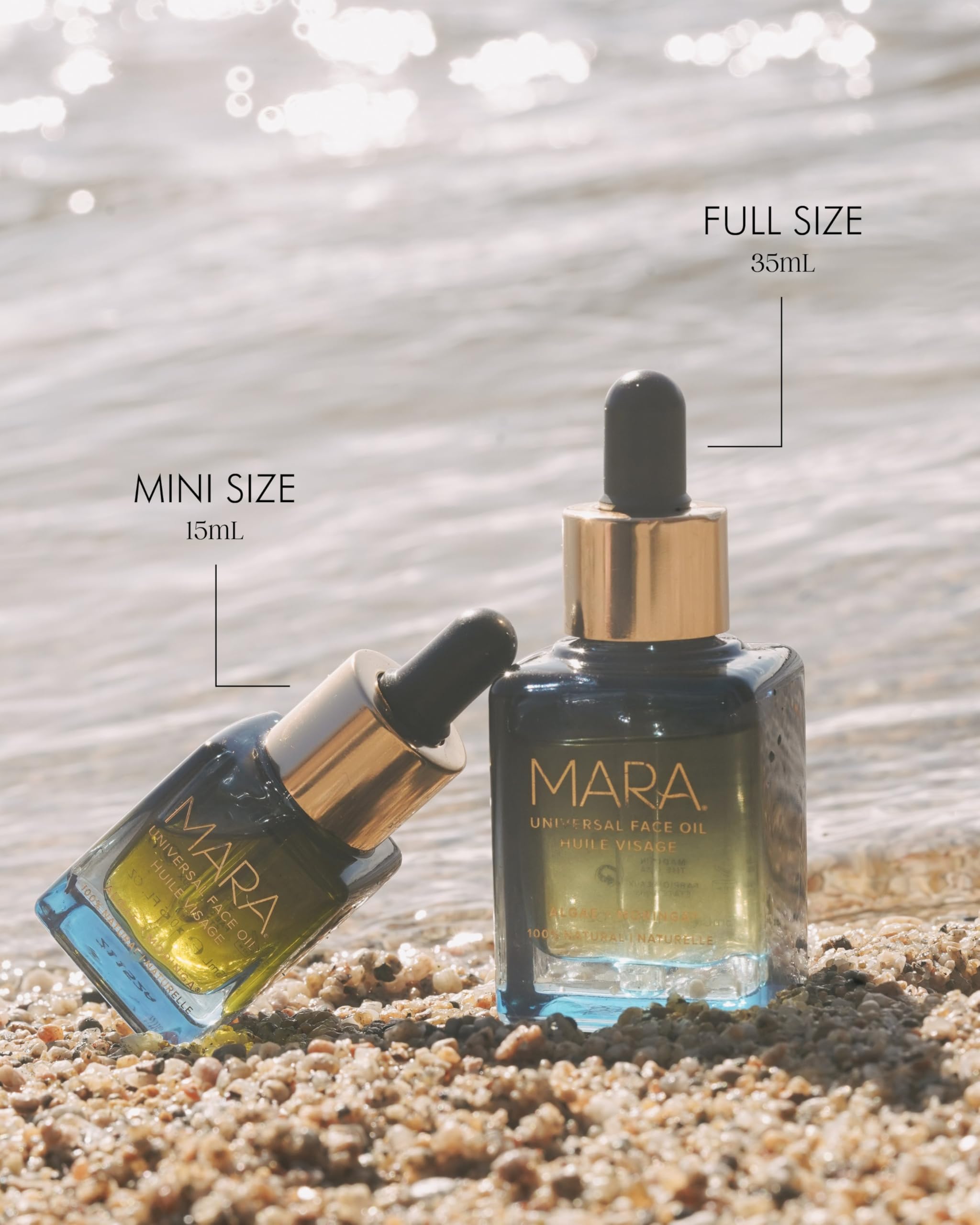MARA Universal Hydrating Face Oil – Algae + Moringa for Glow & Firmness (0.5 oz)
