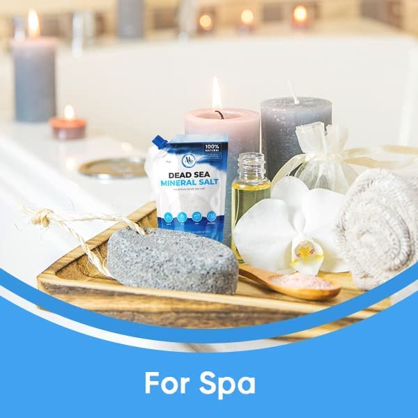 Marco Esra Dead Sea Salt – Pure Mineral Bath Salt for Soaking