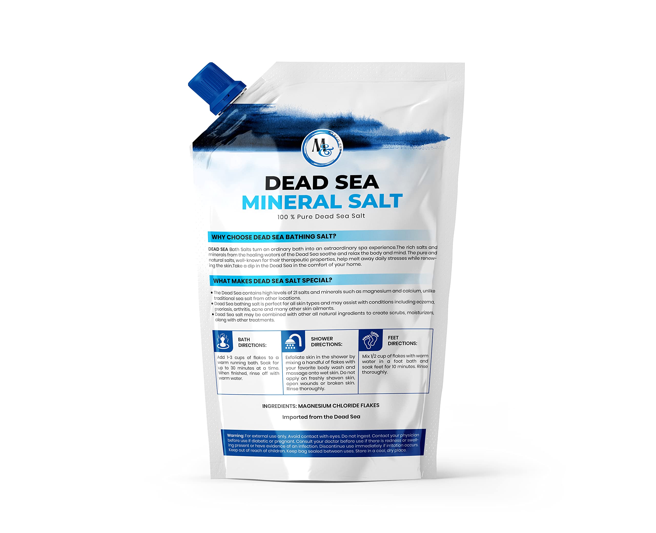 MARCO ESRA Dead Sea Salts for Soaking – Mineral-Rich Bath Salt
